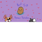 Not so kawaii potato cosplay