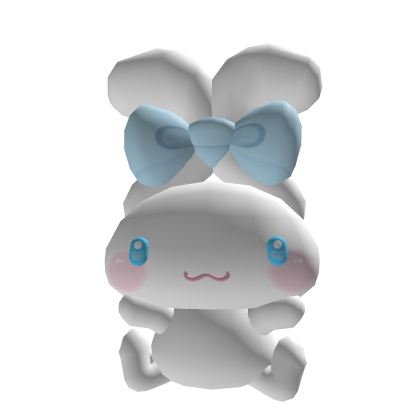 Cute Cinnamoroll with Bow Plushie