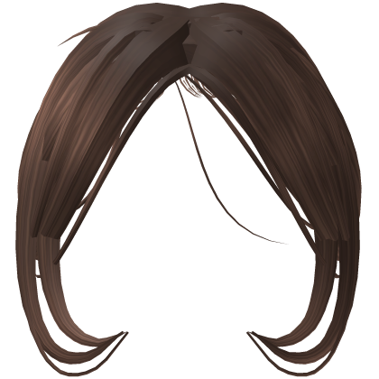 Brown Messy Bangs w/ Edges