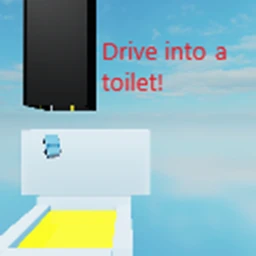 Drive into a smelly toilet! (Badge Update!) icon