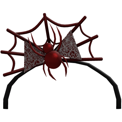 Halloween Red Spider Headband 