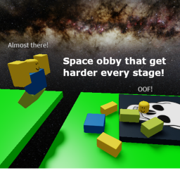 Easy to hard space obby