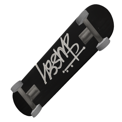 Graffiti Skateboard Deck (Black)