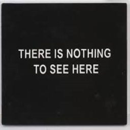 there is Nothing to see here