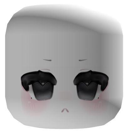 ♡ cute angry face chibi mask  Roblox item