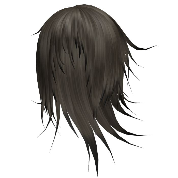 Dark Brown Emo Vkei Windy Long Model Hair 74. 