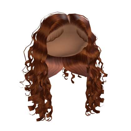 Curly Middle Part [Ginger] Roblox item