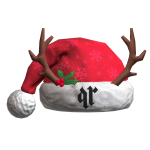 Red Quataun Santa Hat