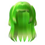 Green Wavy Hair