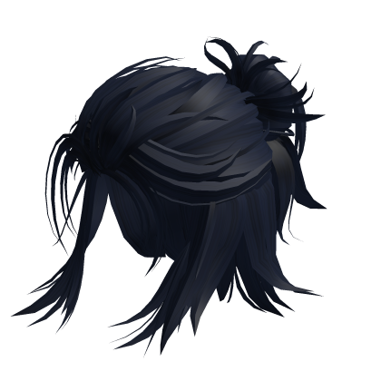 midnight blue ronin samurai hair Roblox item
