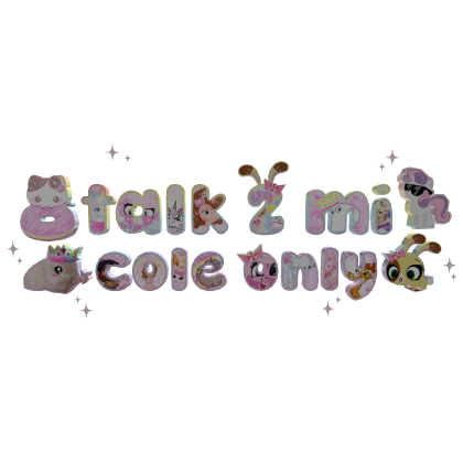 ♡: 🍩 talk 2 me cole only Roblox item