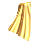 Long Golden Cape