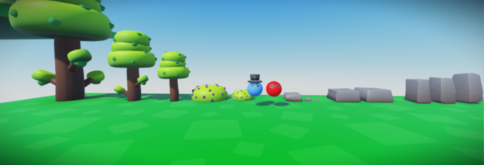 {Low Poly Trees & Rocks & Orb, Pets Or Characters} preview 2