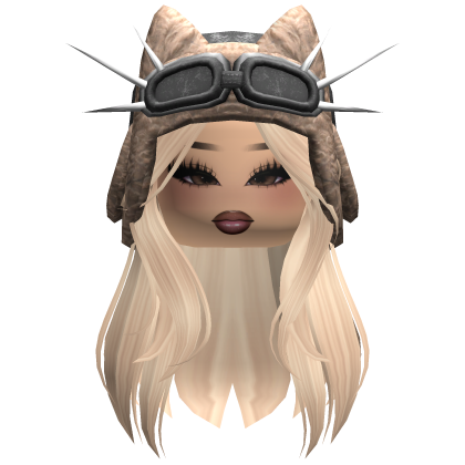 Grunge Punk Mink Straight Hair w/ Ushanka & Makeup
