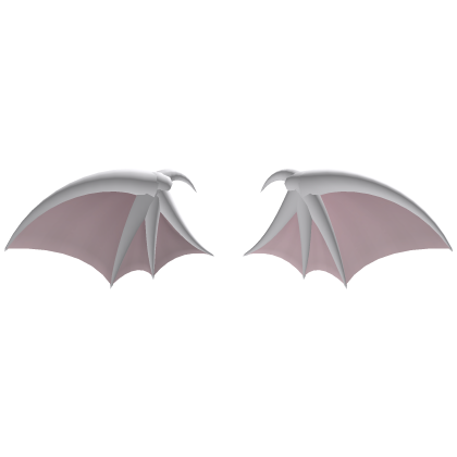 ♡ Cute Bat Wings (White) Roblox item