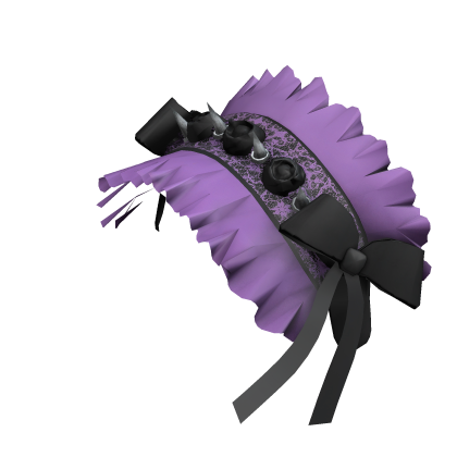 Goth Spiked Headband - Purple Black Roblox item