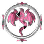 Flying Sakura Pink Dragon Crown