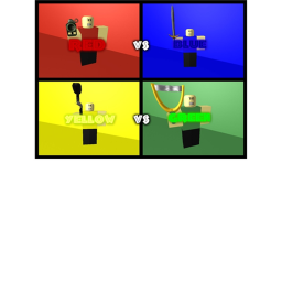 Red vs blue vs green vs yellow [UPDATE!]