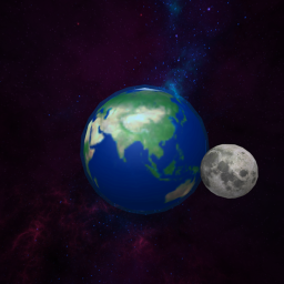 Solar system simulation icon