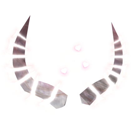 (Emissive) Animated Pink/White Glowing Heart Horns