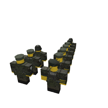 [NARAMO] Ground Service Personnel Morph Pack