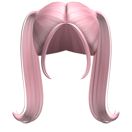 -',ৎ High Flowy Doll Pigtails in Pink