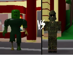 Military Vs zombie icon