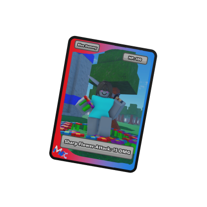 Blue Dummy Trading Card thumbnail