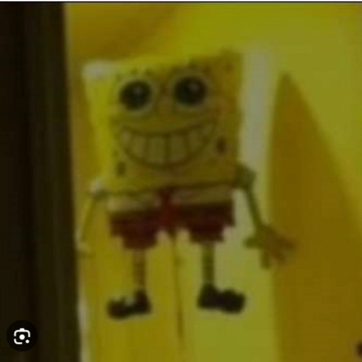 creepy spongebob balloon