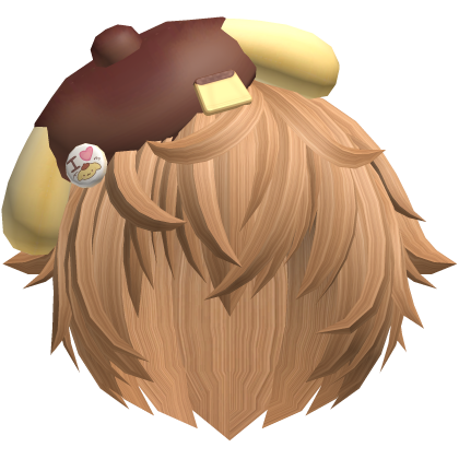 ♡ cute kawaii pompompurin boy hair 🍮 ginger