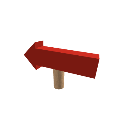 Red Arrow Sign