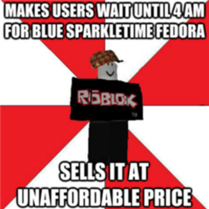 BLUE SPARKLETIME FEDORA Roblox decal