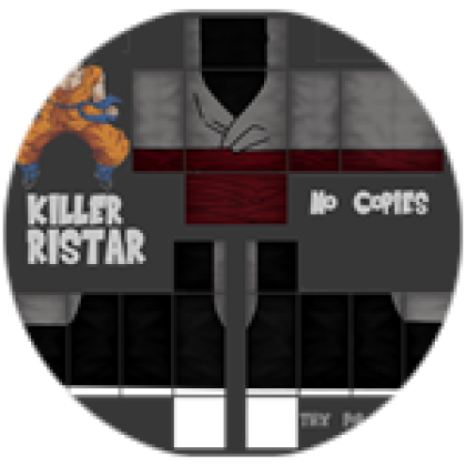 T shirt black goku roblox 2025