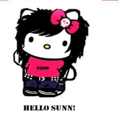 Hello Emo Kitty Roblox decal