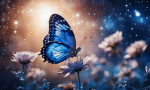 The Kawii Blue Butterflys