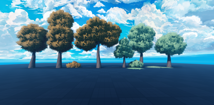 Roblox Stylized Anime Trees Nature Asset Pack preview 3