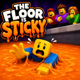 the floor is sticky