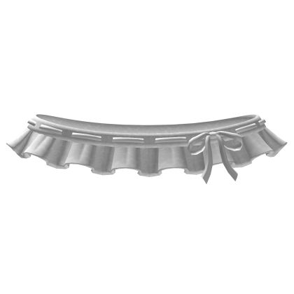 3.0 cute white ruffled lace shoulder frills