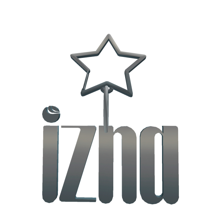 IZNA Logo "NAYA" Keychain