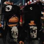 Xining and Paris's clothing