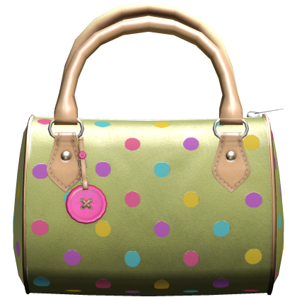 Green Multicolor Confetti Button Bag Roblox item