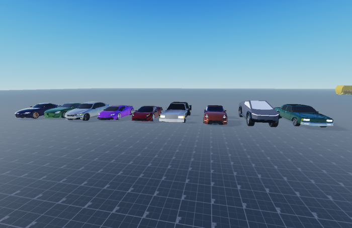 9 Cars (Rigged & Driveable) preview 2