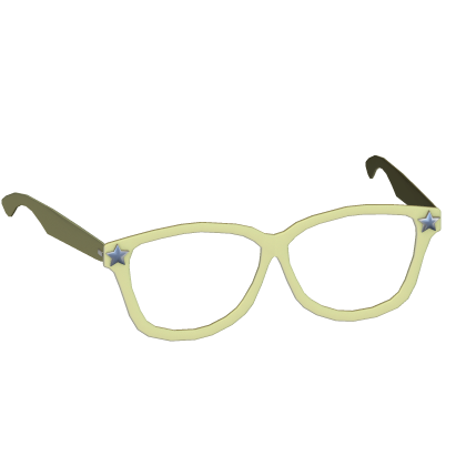 beige star glasses