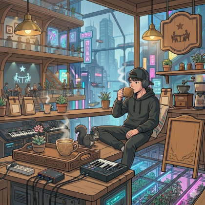 Cozy Cafe Vibe Roblox music