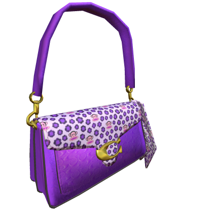 Purple Paul Frank Leopard Purse