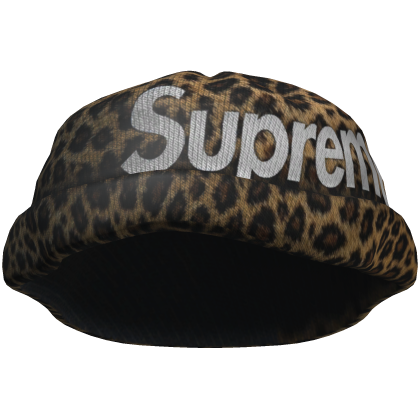 Leopard Supre Beanie