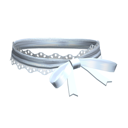 Gothic Kawaii Lace Ribbon Bow Choker Light Blue Roblox item