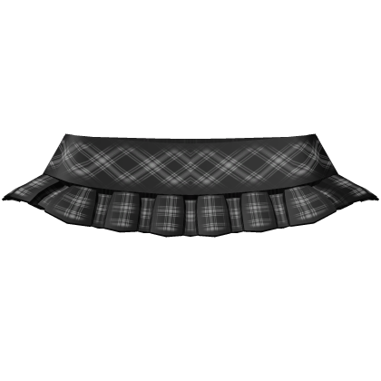 Black Y2K Preppy Plaid Pleated Skirt