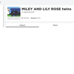 MILEY AND LILY ROSE twins