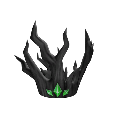 Dark Grey Verdant Crown Addon Roblox item